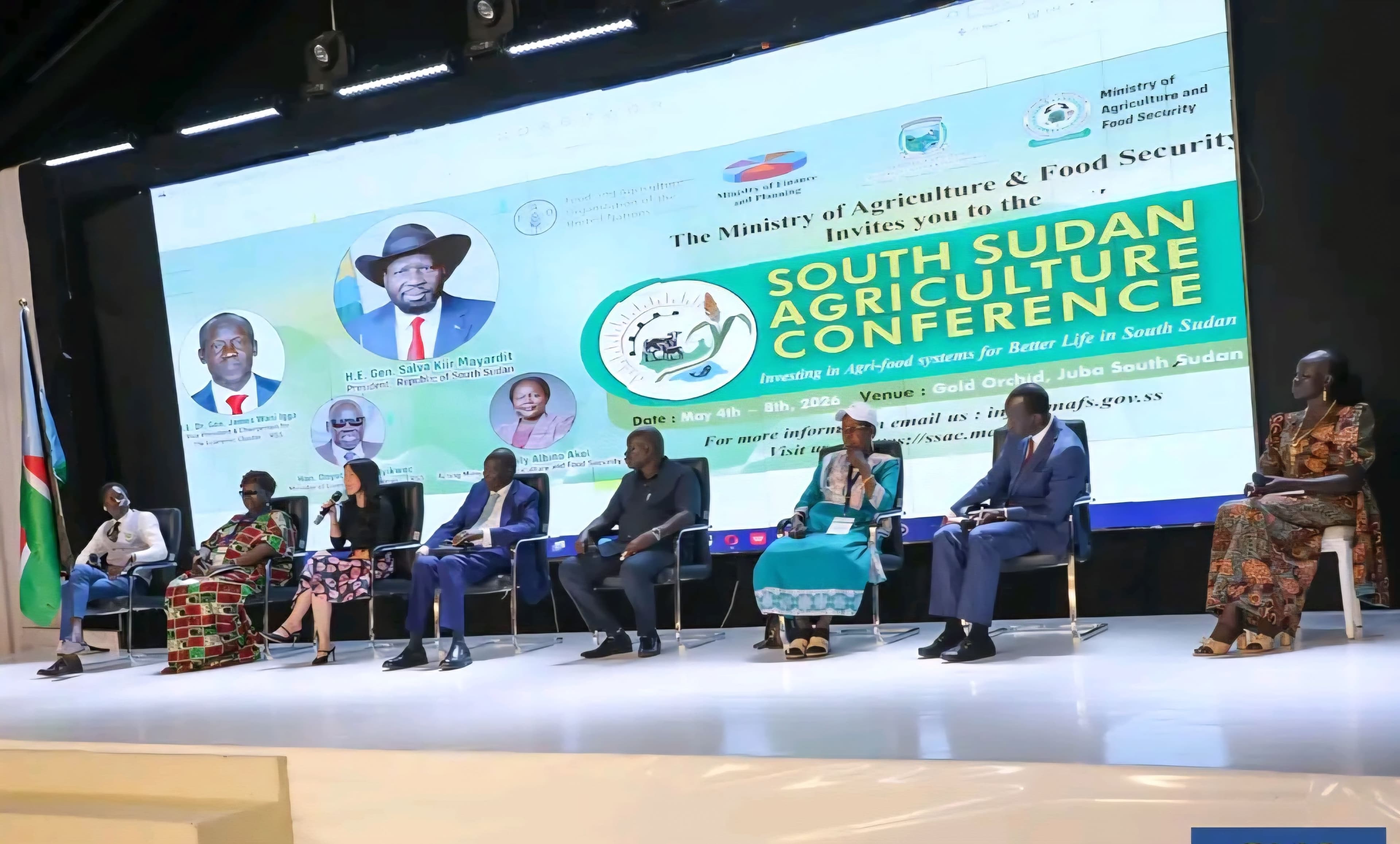 agriculture conference podium